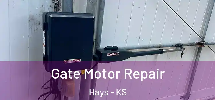 Gate Motor Repair Hays - KS